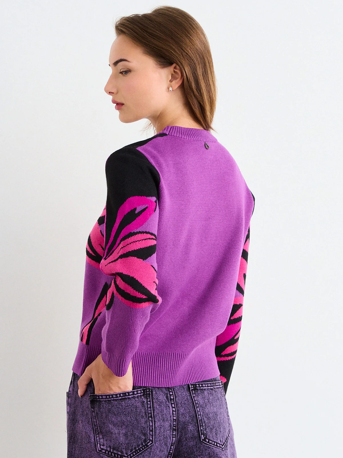 SWEATER MUJER IO JACQUARD - 4