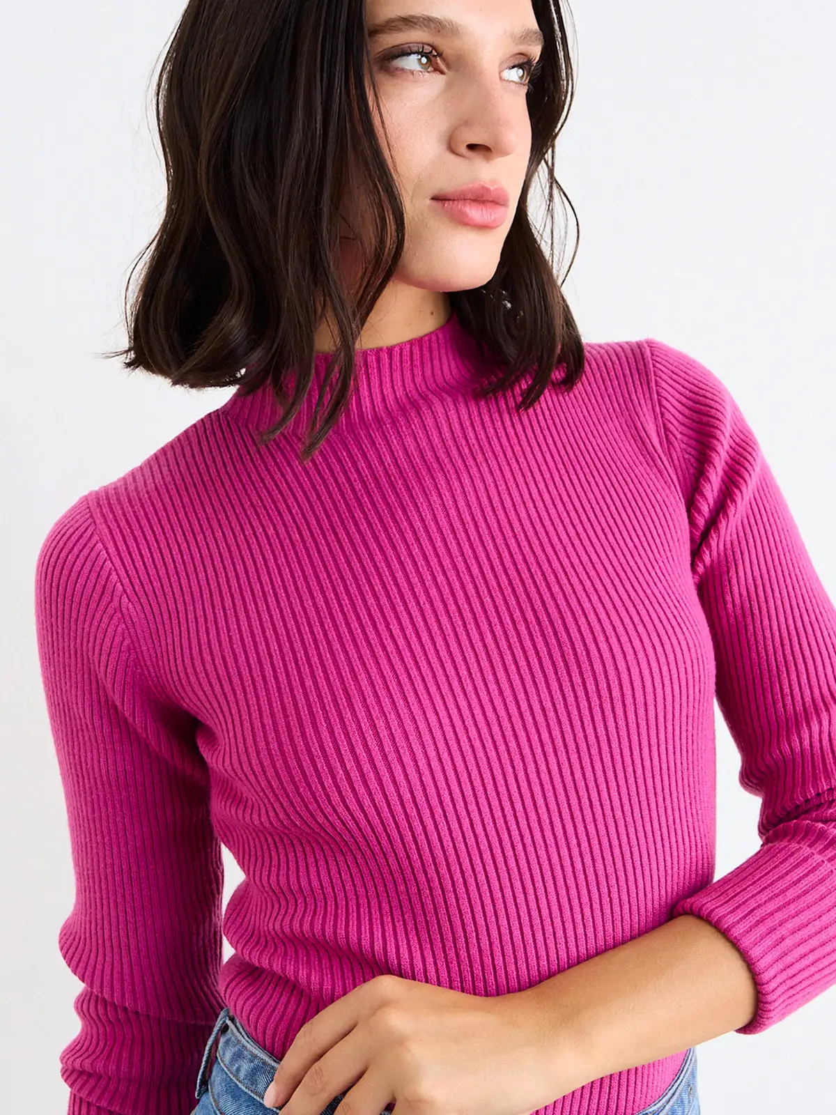 SWEATER MUJER IO BEATLE BÁSICO RIB - 5