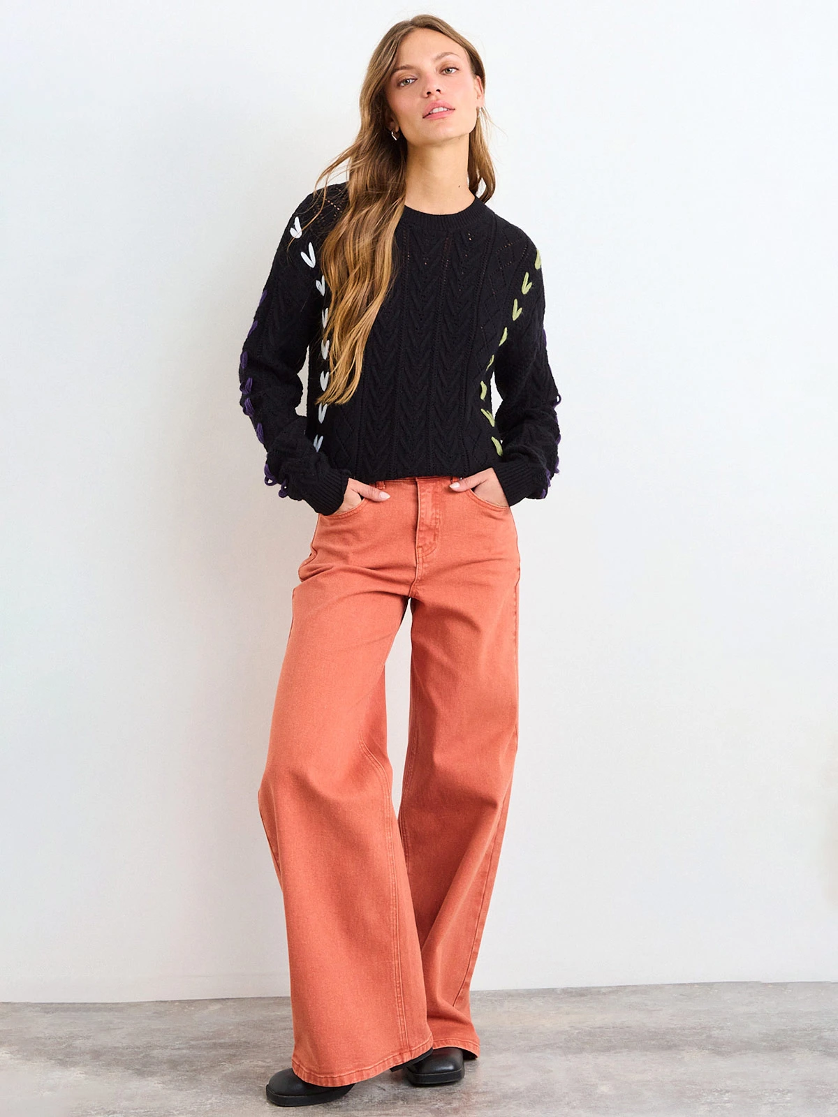 IO SWEATER MUJER IO CORDÓN ENTRELAZADO