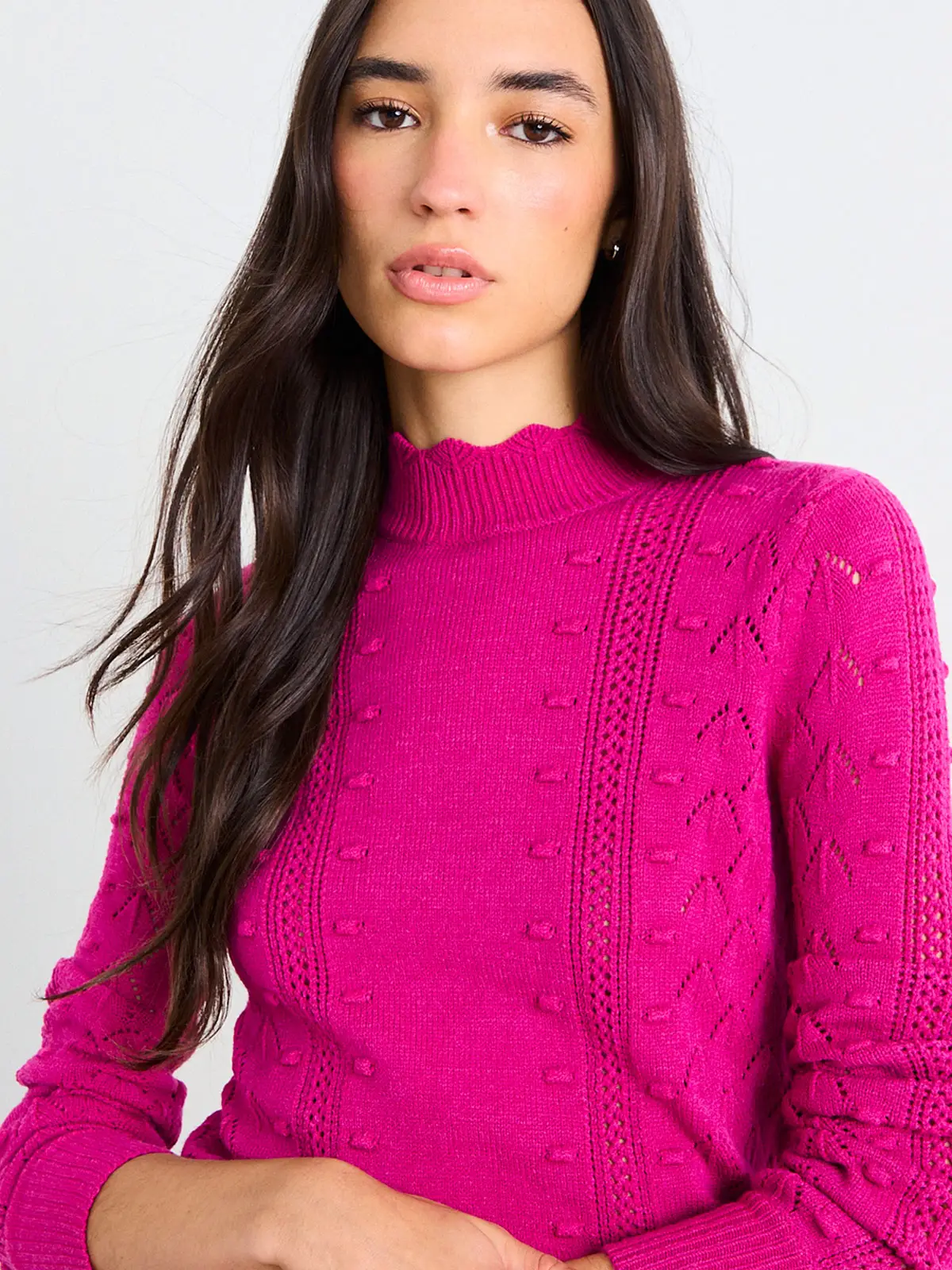 SWEATER MUJER IO CUELLO NUBE BÁSICO - 5