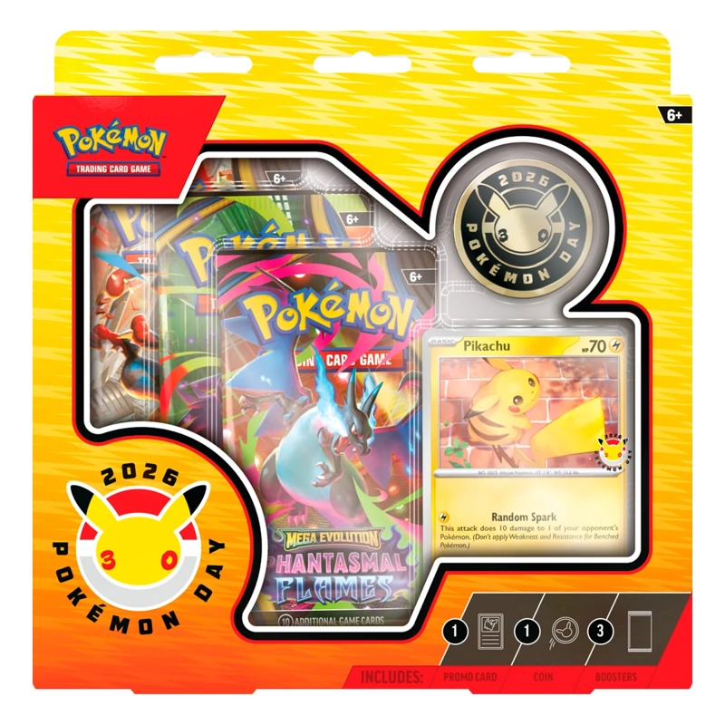 SET DE CARTAS COLECCIONABLES POKEMON DAY 2026 INGLÉS - 1