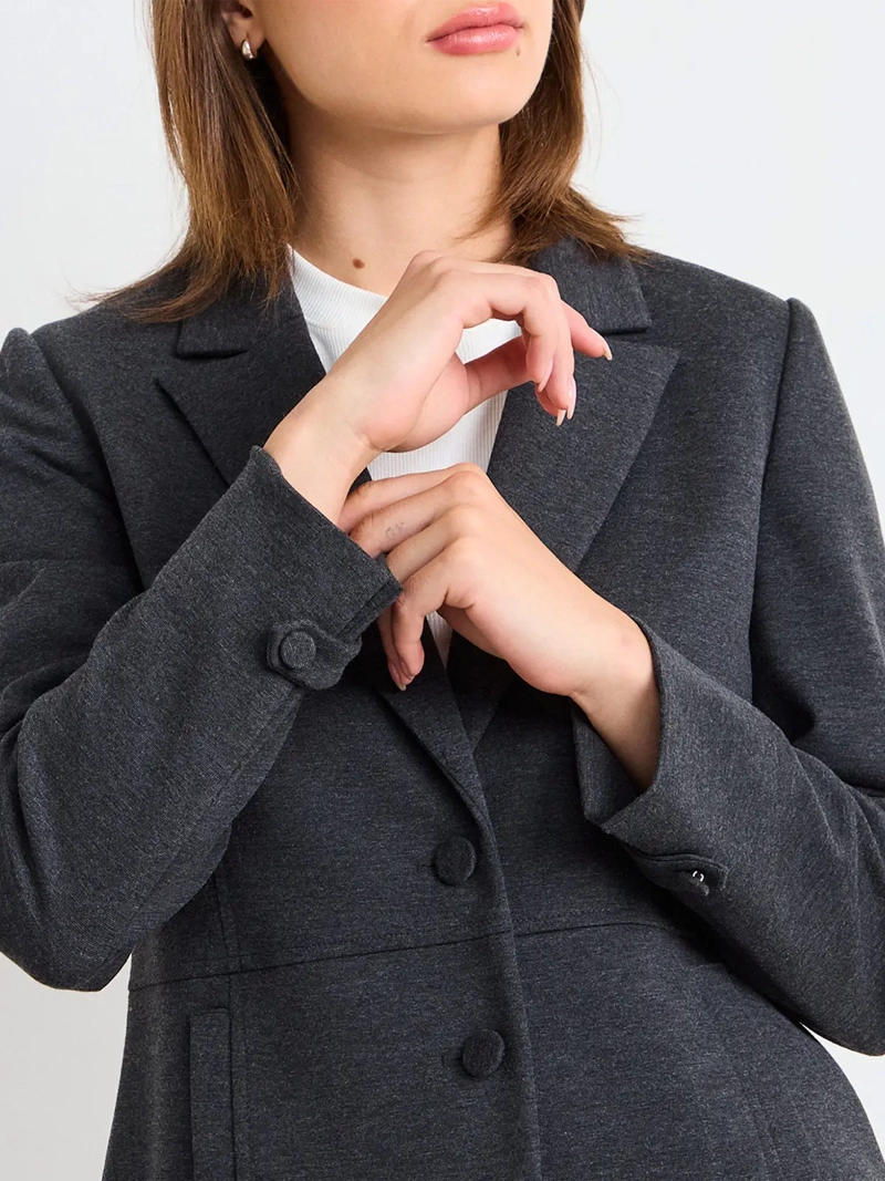 BLAZER MUJER IO BÁSICO PUNTO ROMA - 5