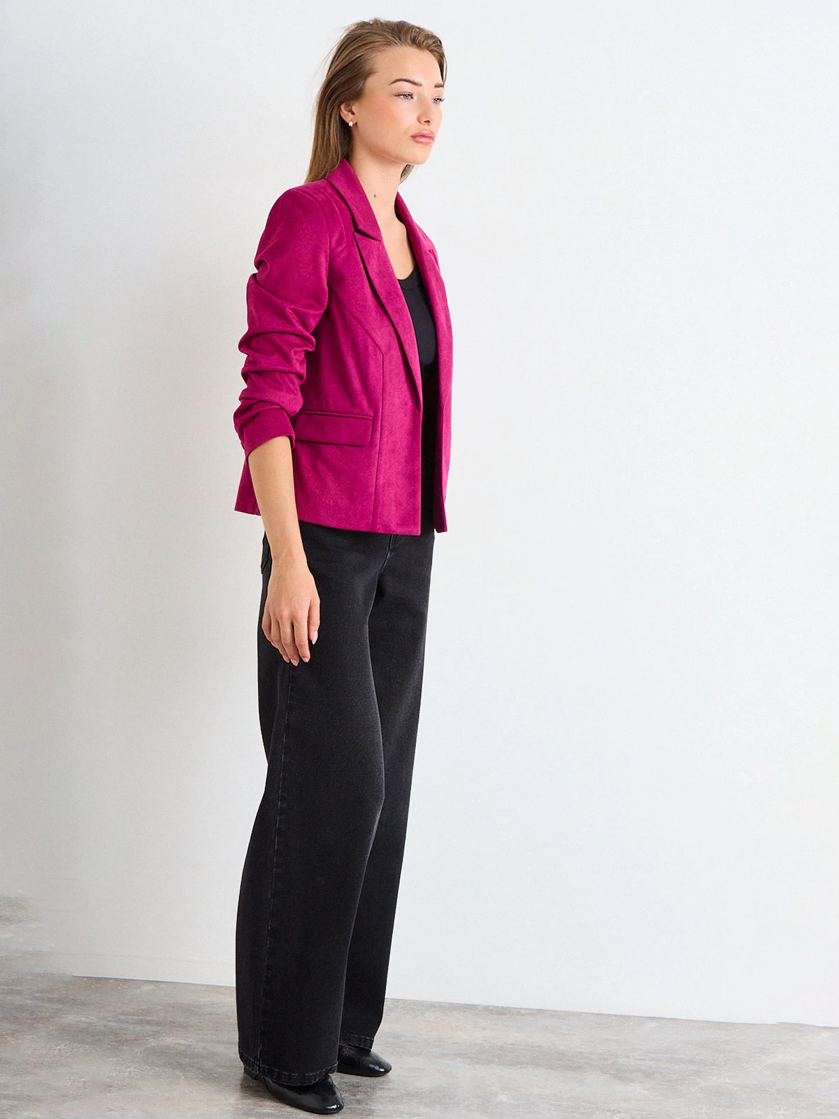 BLAZER MUJER IO BÁSICO CORTES DECORATIVOS - 2