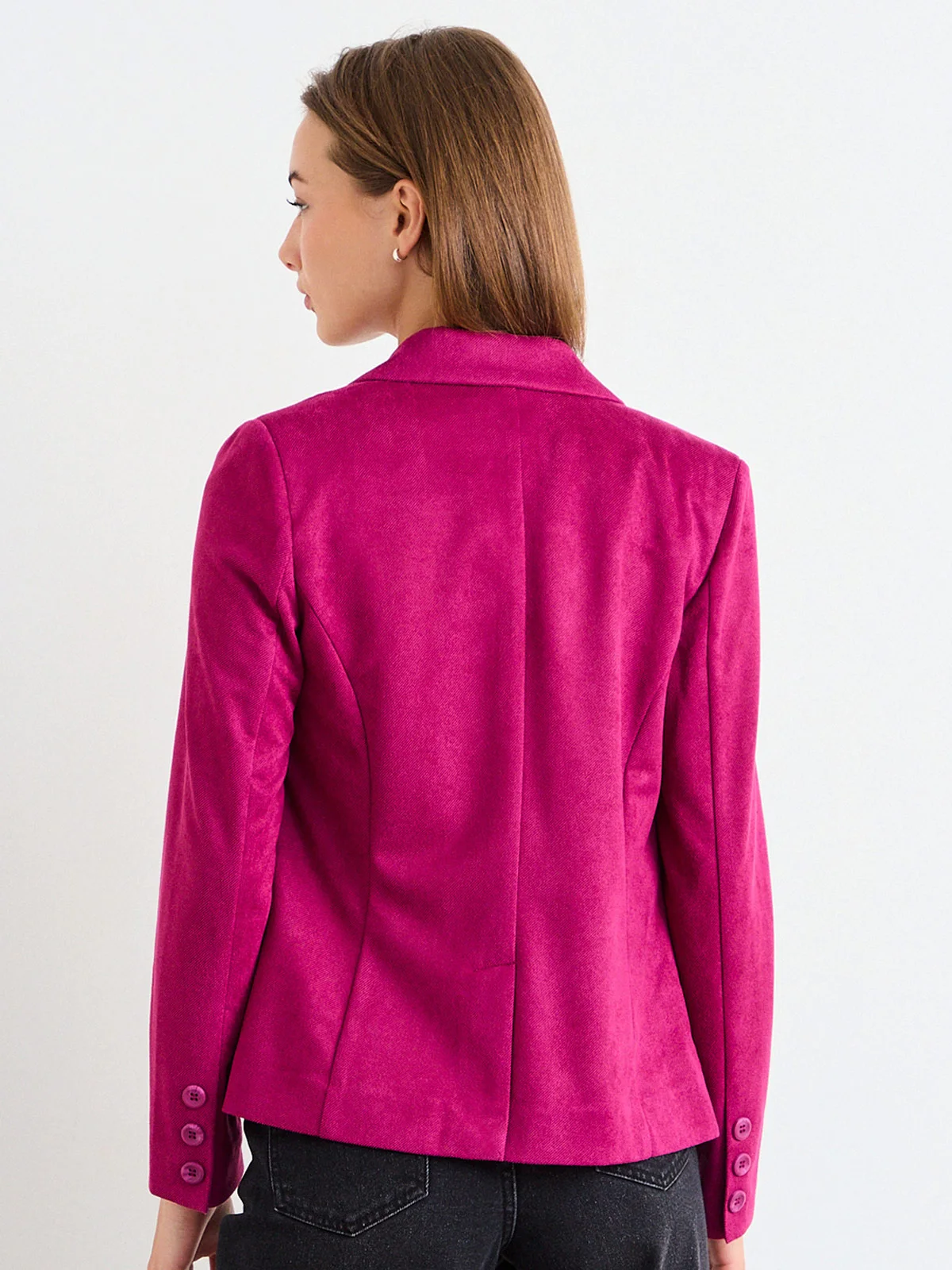 BLAZER MUJER IO BÁSICO CORTES DECORATIVOS - 4