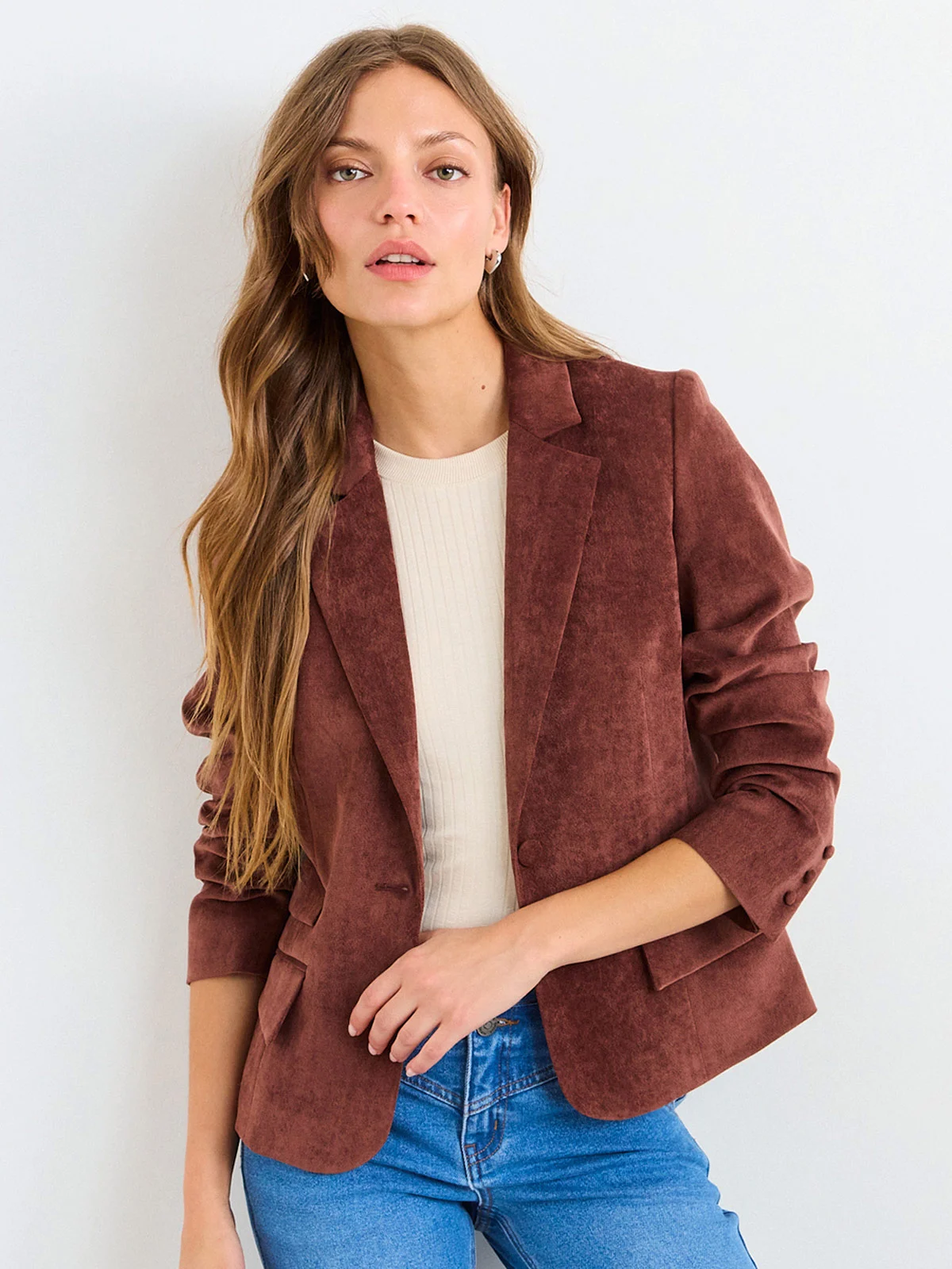 BLAZER MUJER IO LISO - 3