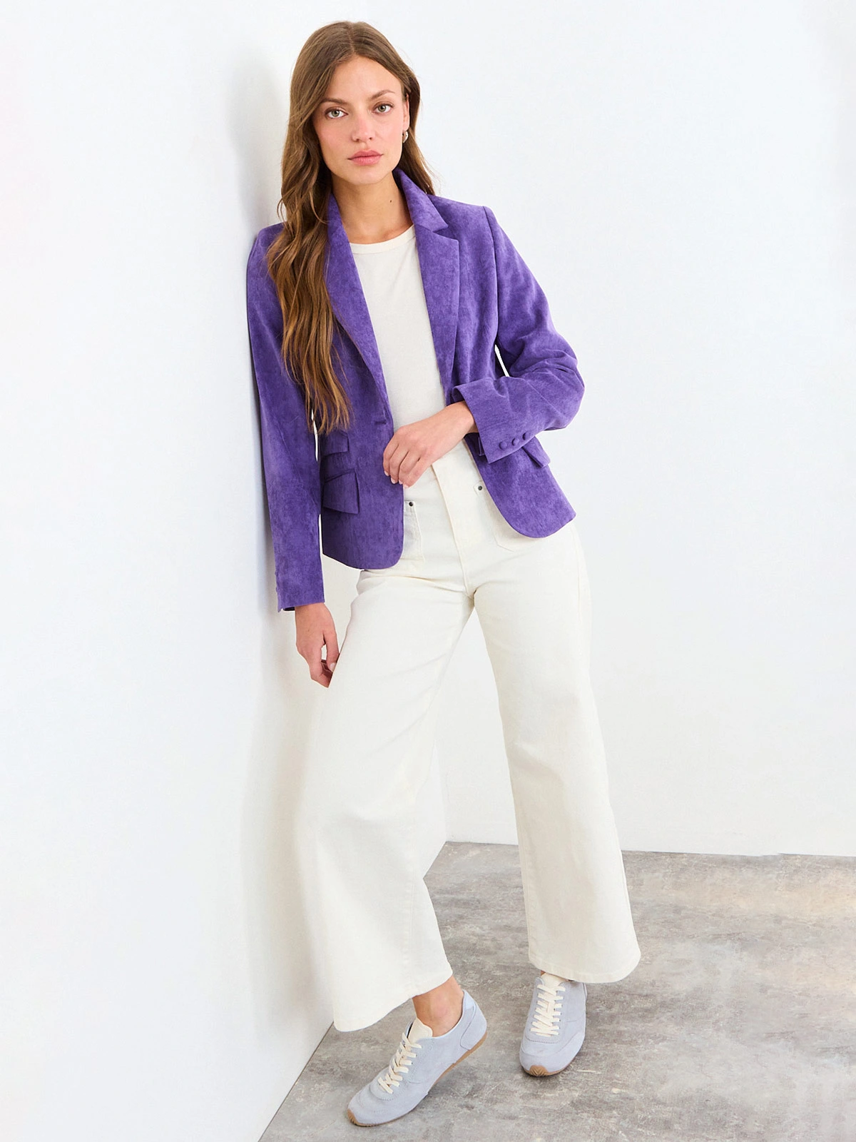 BLAZER MUJER IO LISO - 1