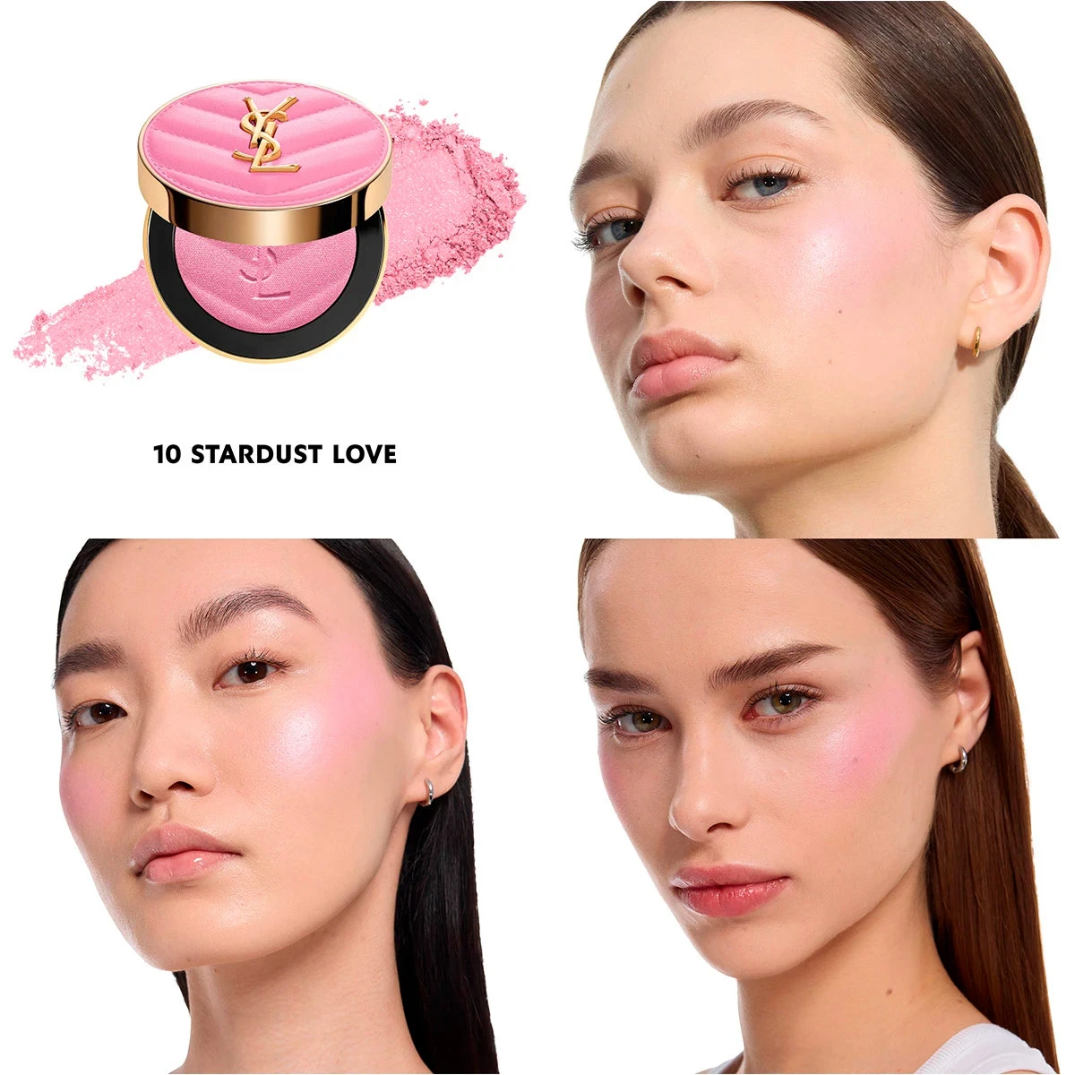 RUBOR EN POLVO YVES SAINT LAURENT MAKE ME BLUSH TONO 10 STARDUST LOVE - 3