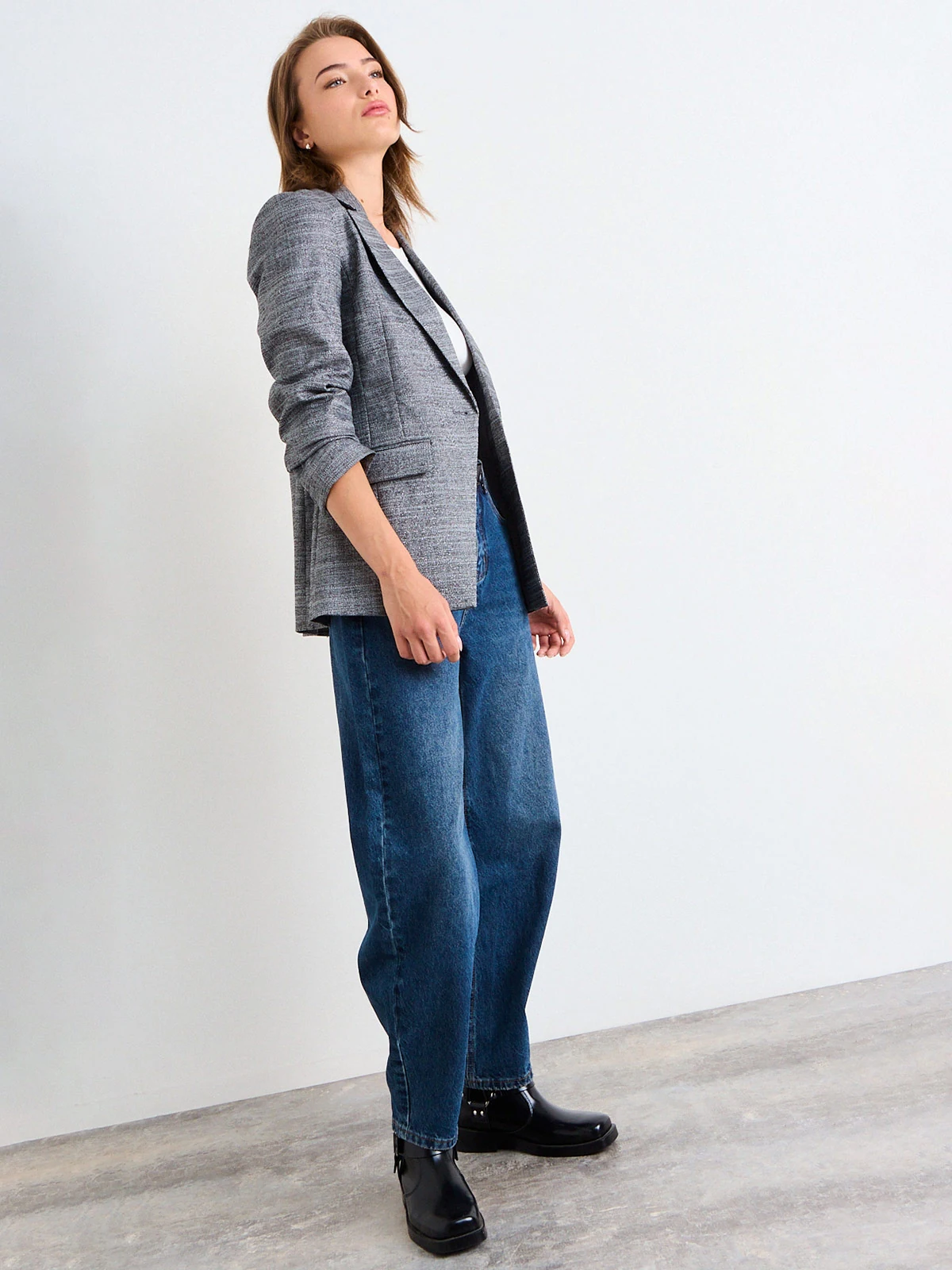 BLAZER MUJER IO MANGA LARGA FORMAL - 2
