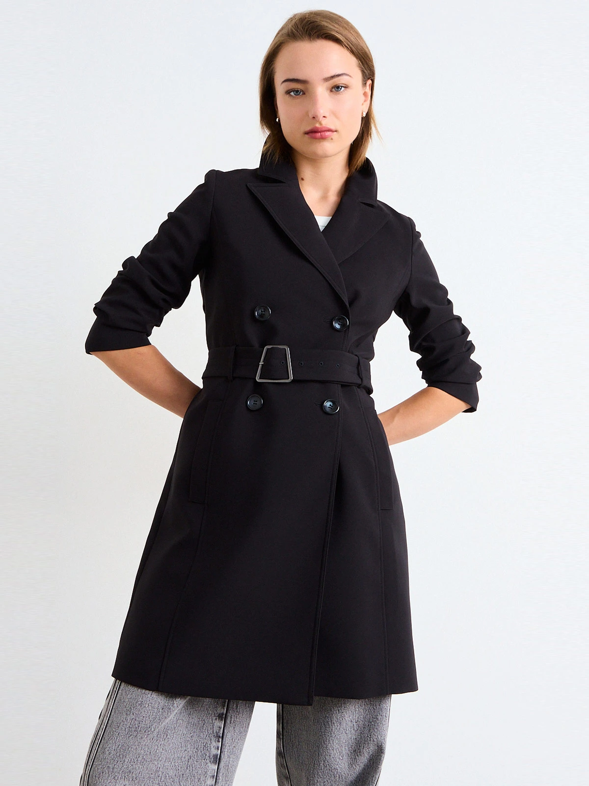 CHAQUETA MUJER IO TRENCH FORMAL CLÁSICO - 3