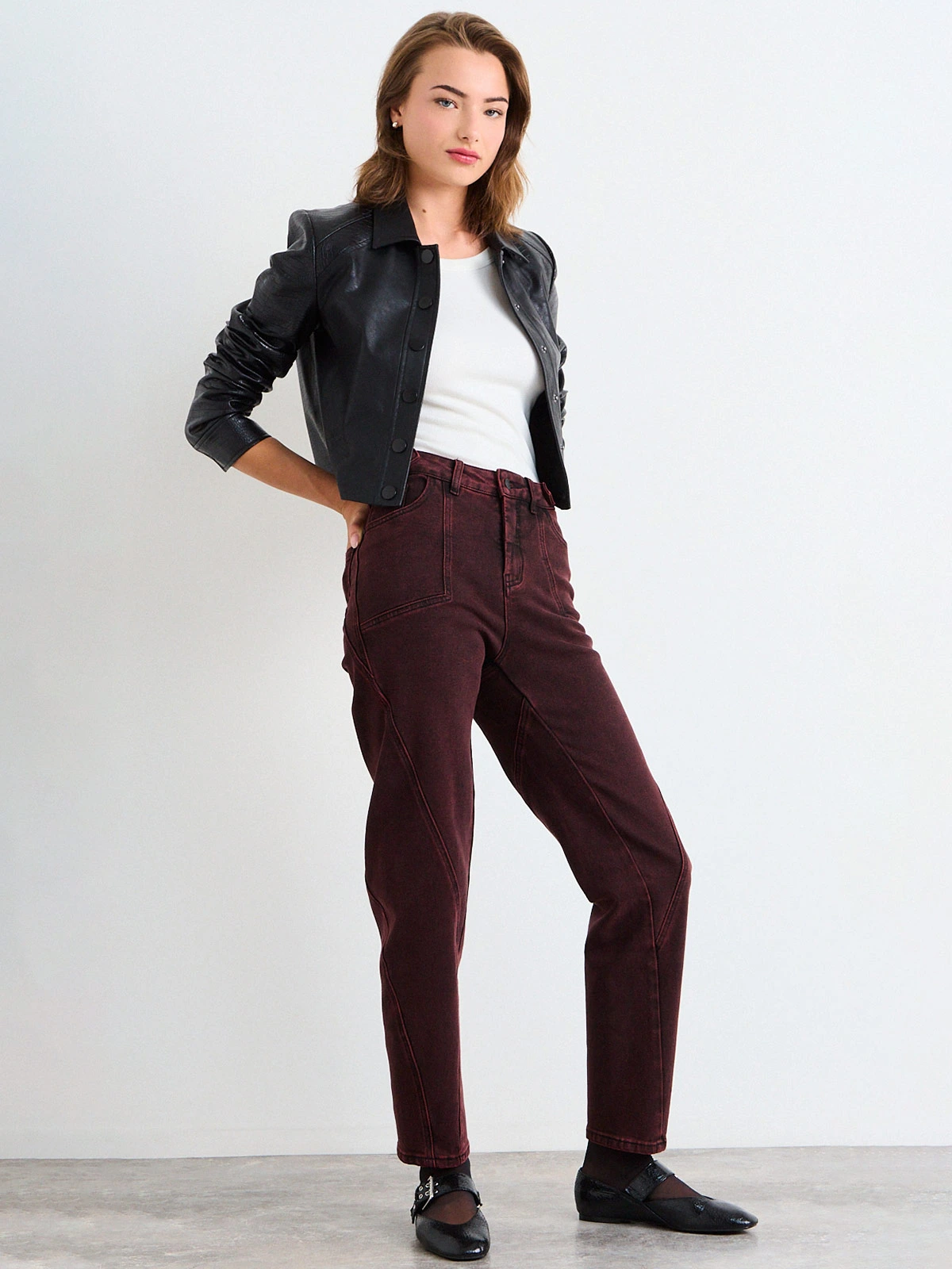 CHAQUETA MUJER IO LISA CROP - 2
