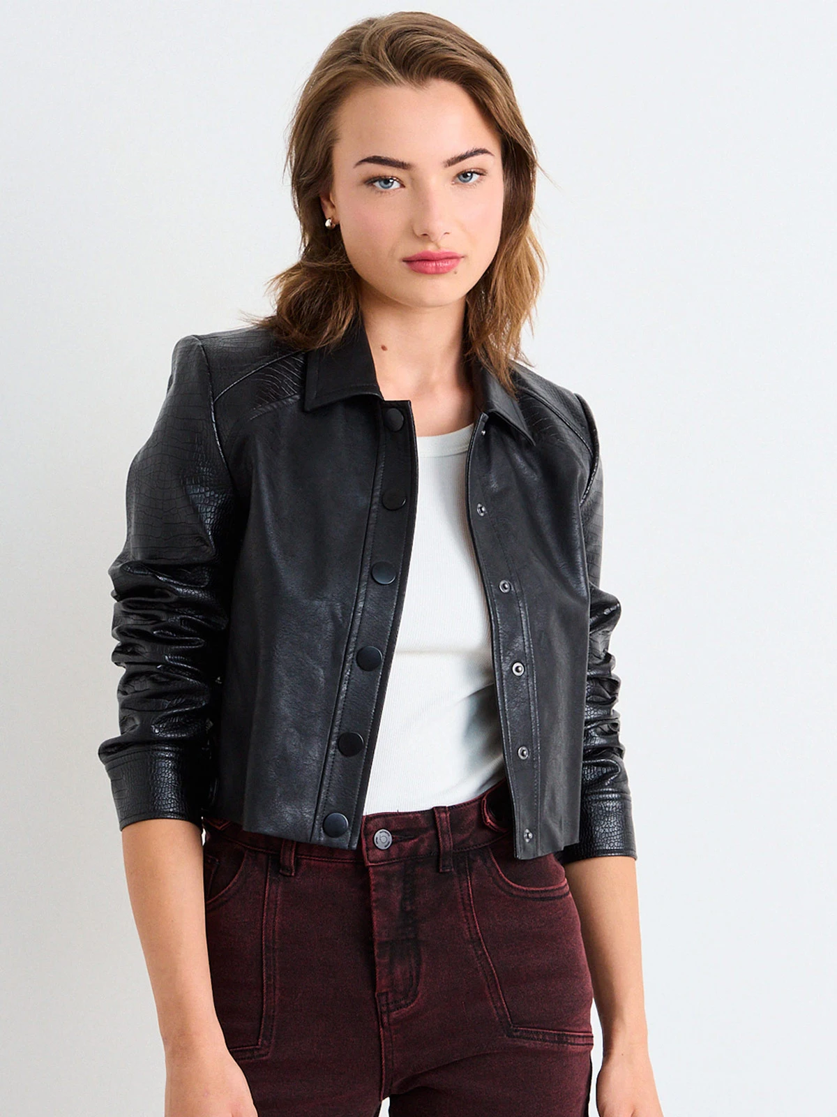 CHAQUETA MUJER IO LISA CROP - 3