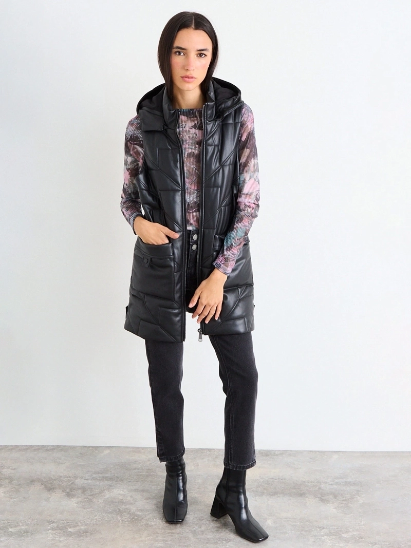 PARKA MUJER IO ACOLCHADA CAPUCHA DESMONTABLE - 1