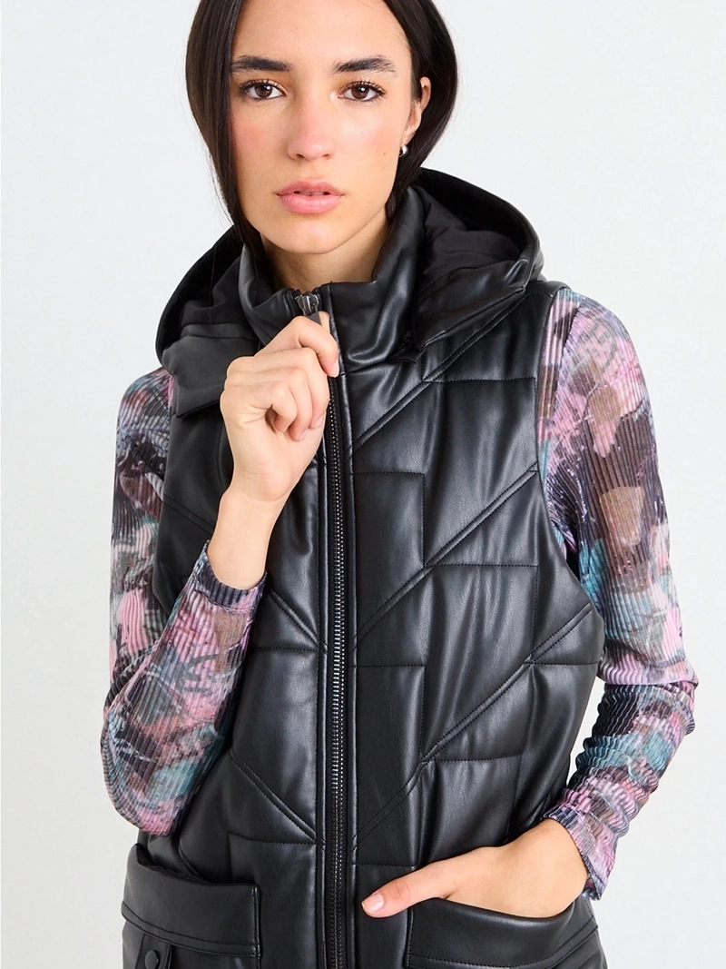 PARKA MUJER IO ACOLCHADA CAPUCHA DESMONTABLE - 4