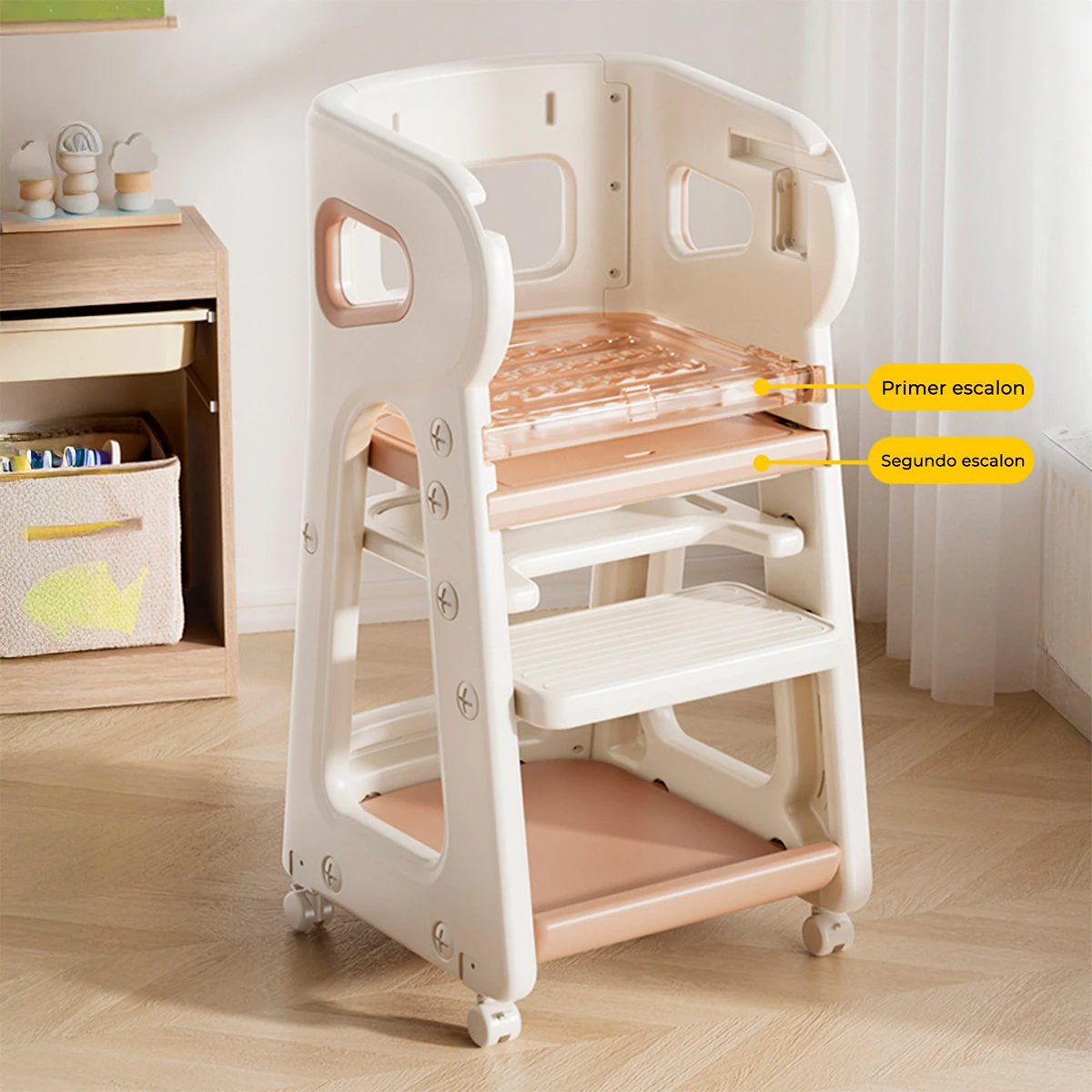 SILLA DE COMER BEBESIT TIDY FEED BLANCO - 2