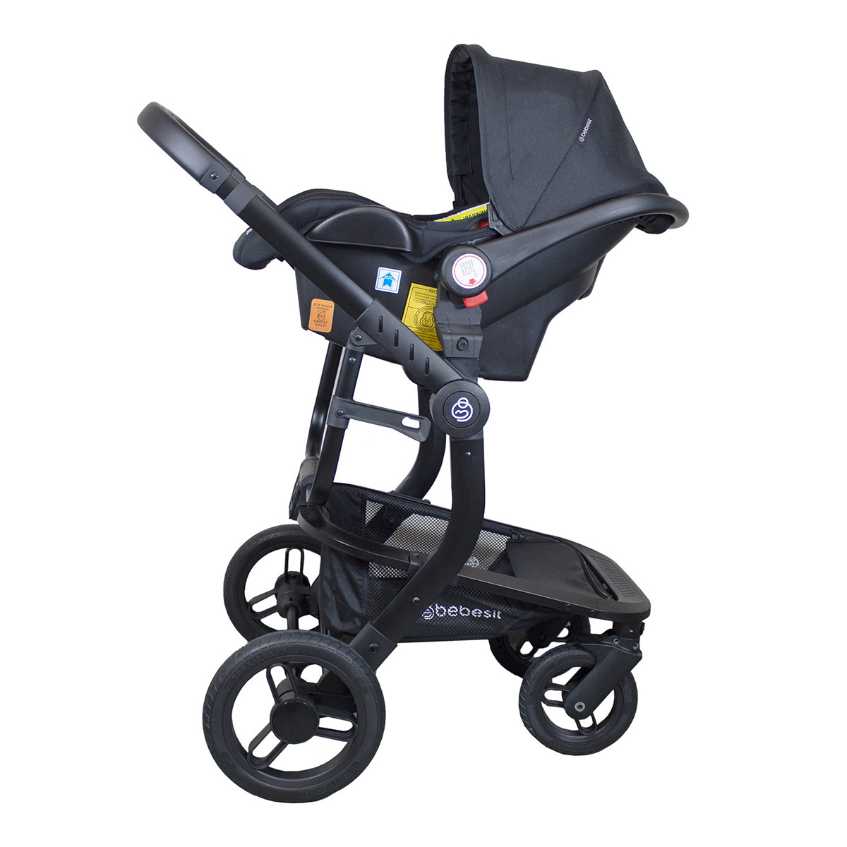 COCHE TRAVEL SYSTEM BEBESIT TAURUS NEGRO - 5
