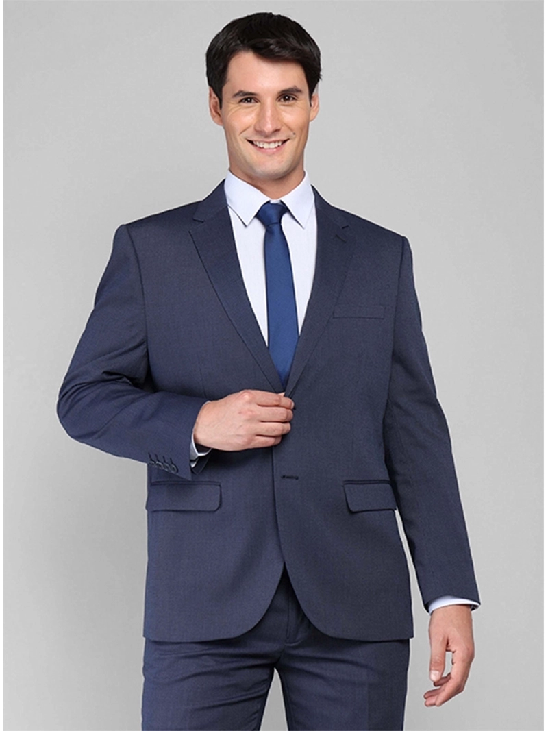 TRAJE HOMBRE VAN HEUSEN MANGA LARGFA TEXTURADO - 1