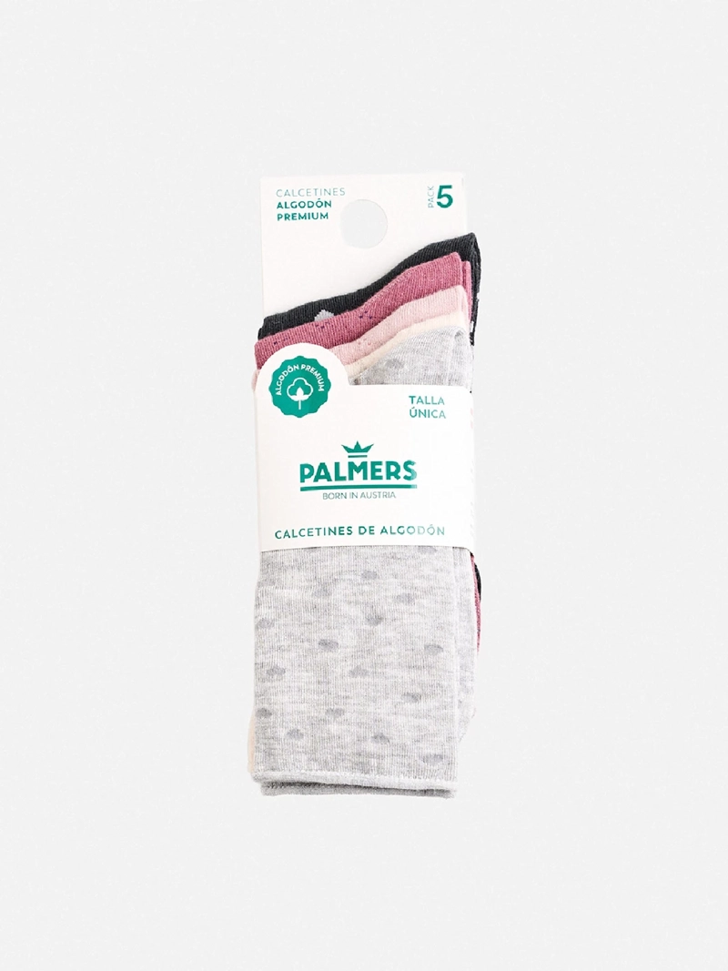 CALCETINES PALMERS PACK X5 MODAL LARGO - 4