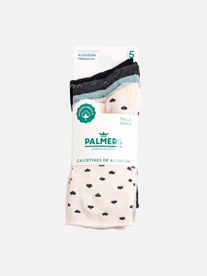 CALCETINES PALMERS PACK X5 MODAL LARGO - 4