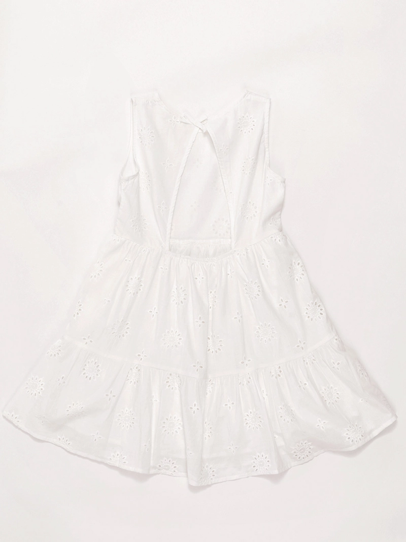 VESTIDO NIÑA HARVEST ALGODÓN BRODERIE - 4