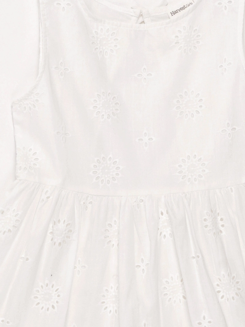 VESTIDO NIÑA HARVEST ALGODÓN BRODERIE - 5