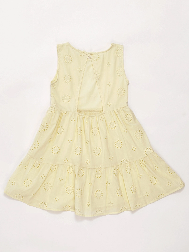 VESTIDO NIÑA HARVEST ALGODÓN BRODERIE - 4