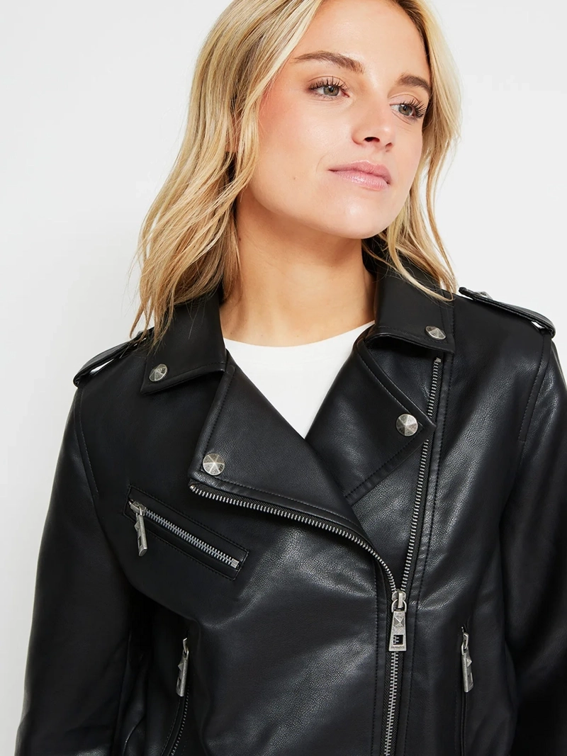 CHAQUETA MUJER BARBADOS BIKER - 4
