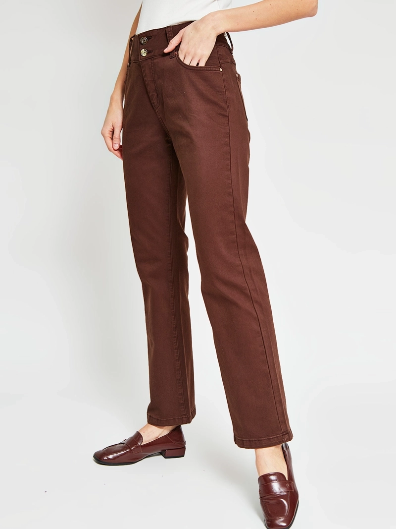 JEANS MUJER CACHAREL ALGODÓN RECTO PUSH UP - 2