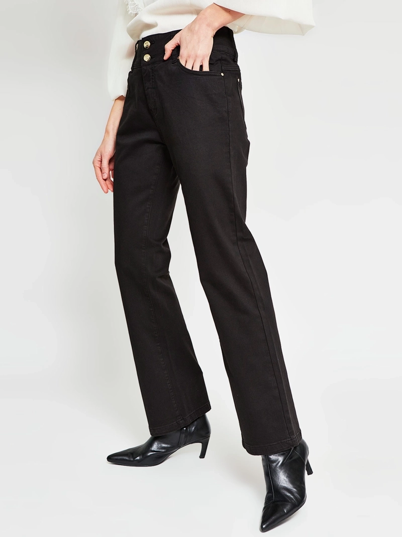 JEANS MUJER CACHAREL ALGODÓN RECTO PUSH UP - 2