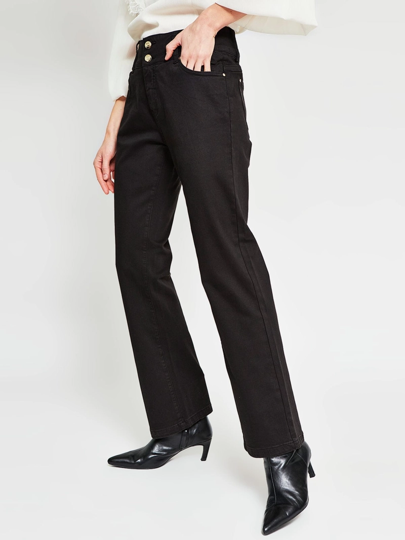 JEANS MUJER CACHAREL ALGODÓN RECTO PUSH UP - 2