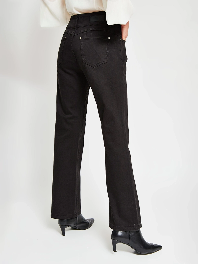 JEANS MUJER CACHAREL ALGODÓN RECTO PUSH UP - 3