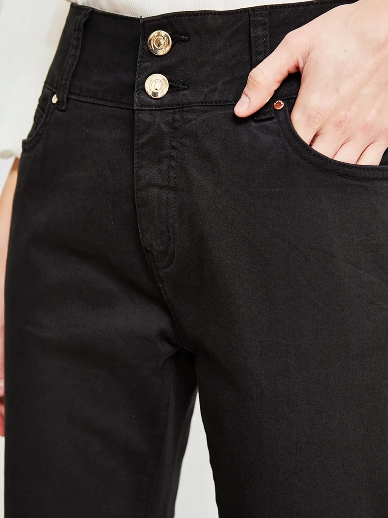 JEANS MUJER CACHAREL ALGODÓN RECTO PUSH UP - 4