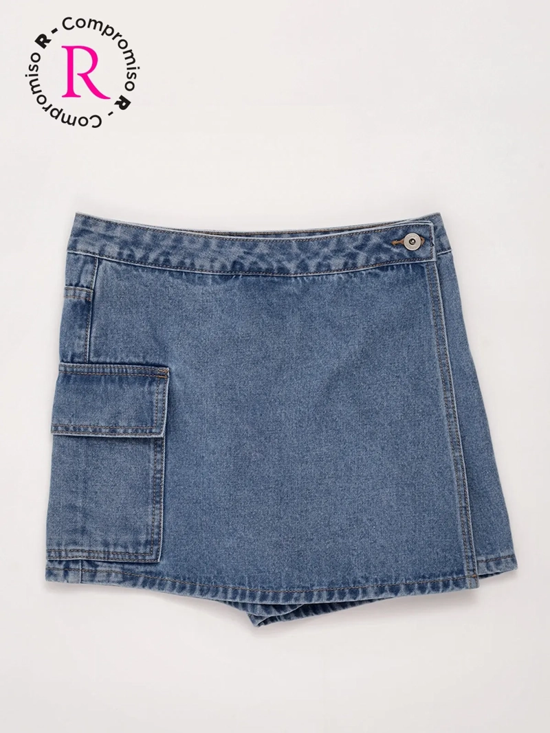 FALDA SHORT NIÑA INDEX TEEN ALGODÓN CARGO - 3