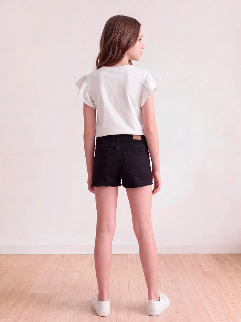 SHORT NIÑA INDEX TEEN ALGODÓN ESTRELLAS - 2