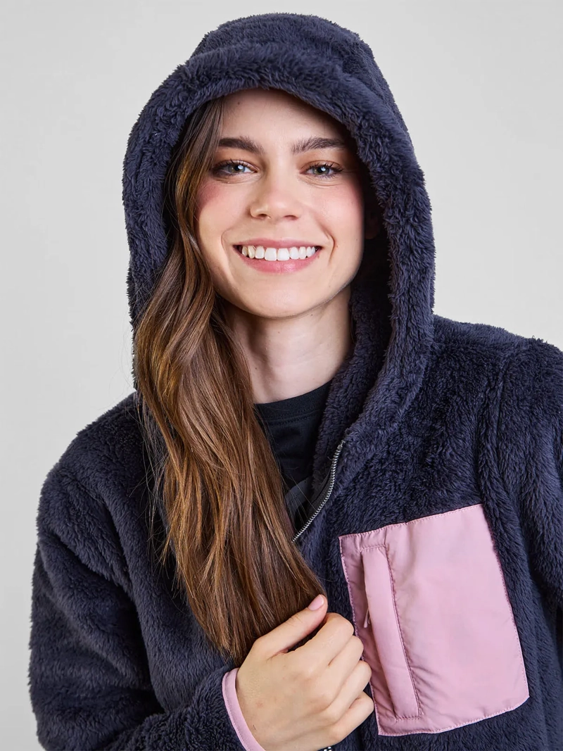 POLERÓN MUJER MAUI AND SONS ALGODÓN FULL ZIPPER - 4