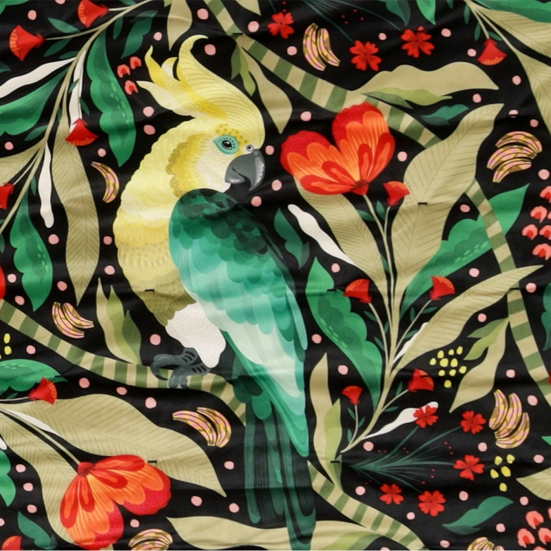 PIECERA RIPLEY HOME LA NEGRA MARÍA PÁJARO 90X230 CM - 4
