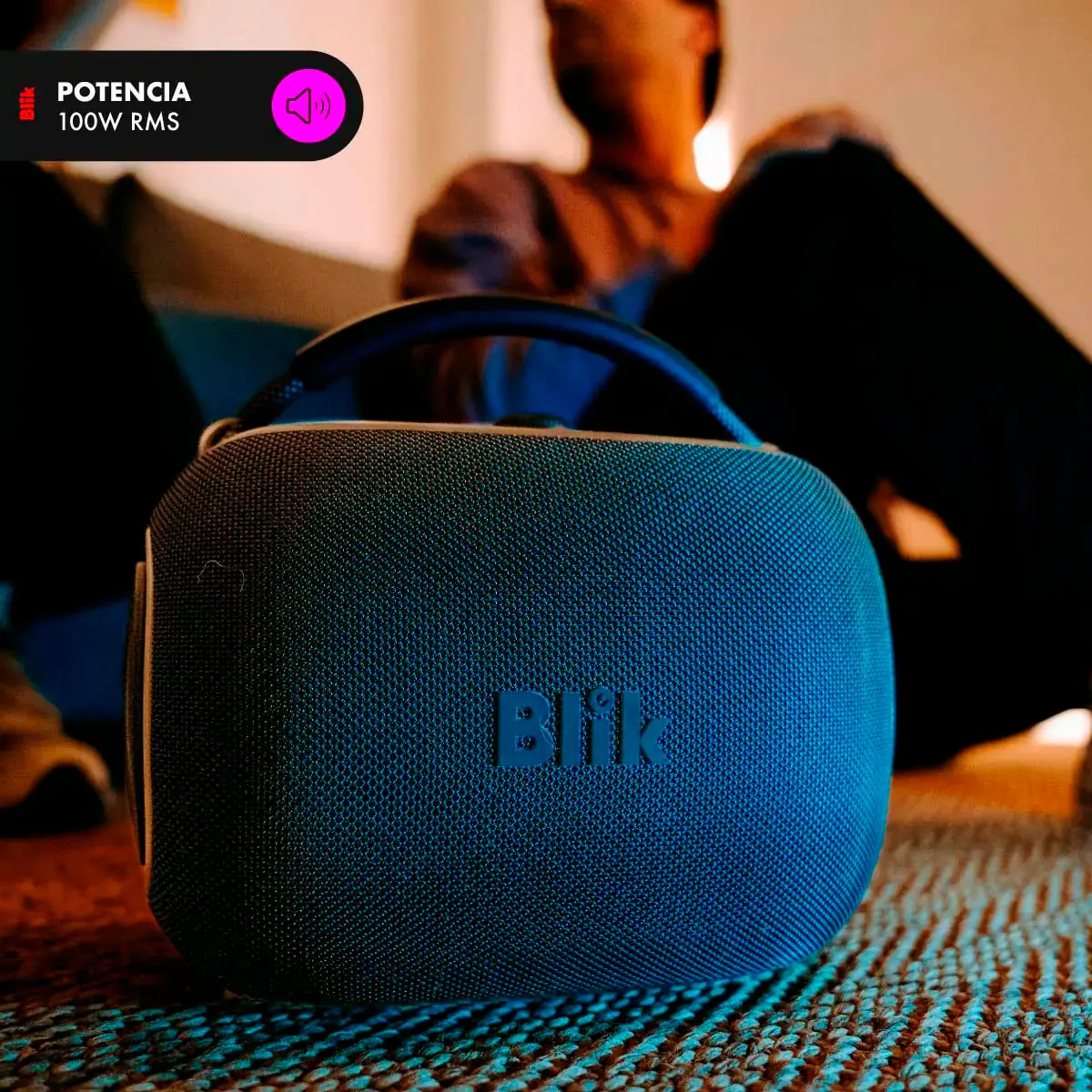 PARLANTE BLUETOOTH PORTÁTIL BLIK HYPEBOX 100W IPX5 10 HRS - 4