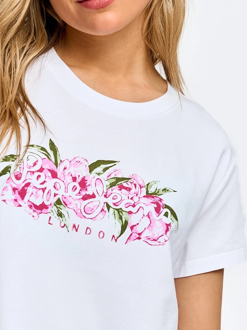 POLERA MUJER PEPE JEANS ALGODÓN PRINT - 3