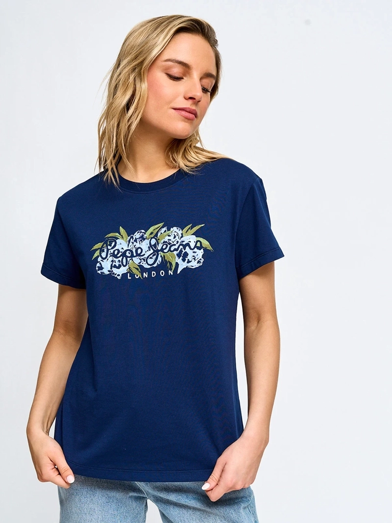 POLERA MUJER PEPE JEANS ALGODÓN PRINT - 2