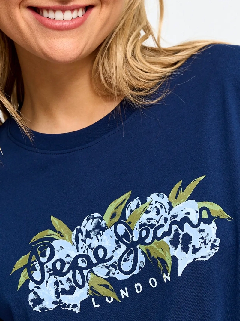 POLERA MUJER PEPE JEANS ALGODÓN PRINT - 4