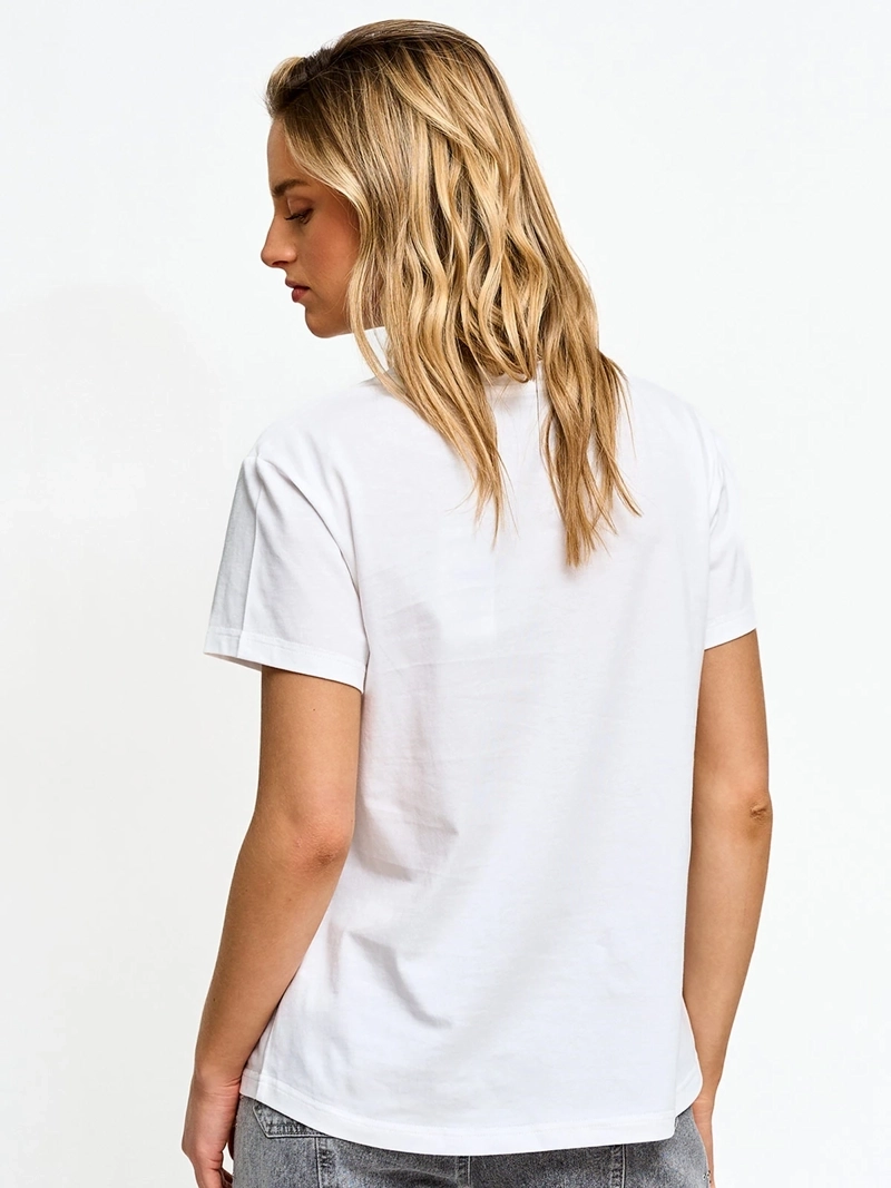 POLERA MUJER PEPE JEANS ALGODÓN MANGA CORTA - 3