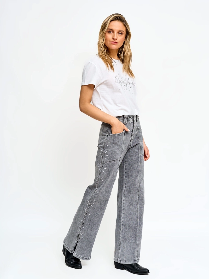 POLERA MUJER PEPE JEANS ALGODÓN MANGA CORTA - 5