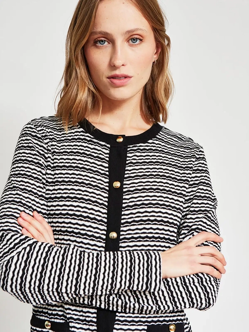 POLERA MUJER CACHAREL ALGODÓN MANGA LARGA - 4