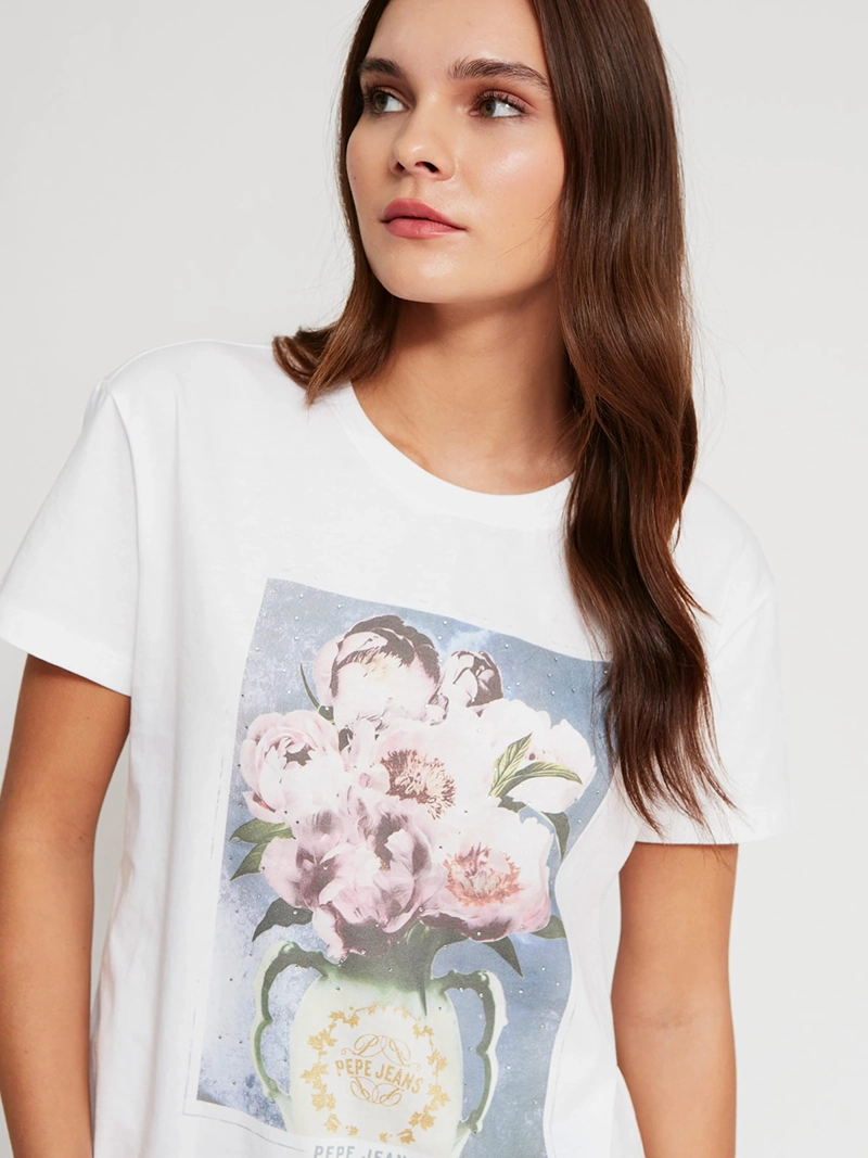 POLERA MUJER PEPE JEANS ALGODÓN ESTAMPADA - 3