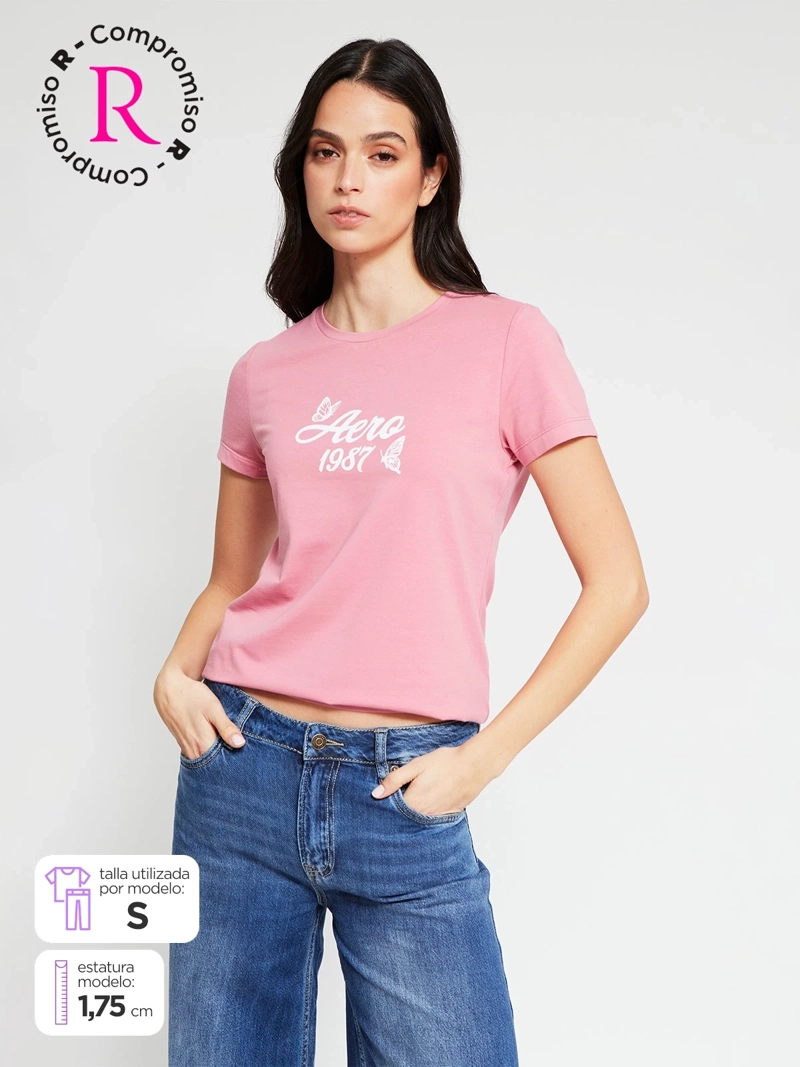 POLERA MUJER AEROPOSTALE ALGODÓN  - 1