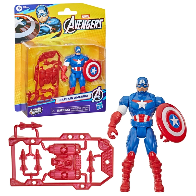 FIGURA DE ACCIÓN MARVEL AVENGERS ACTION VERSE CAPITÁN AMÉRICA - 2