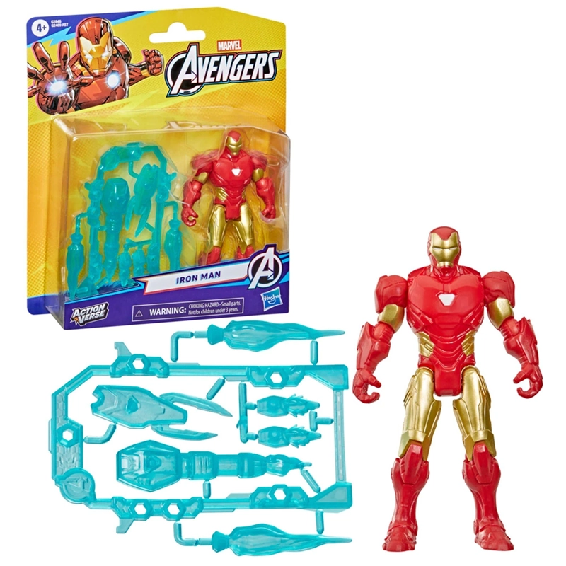 FIGURA DE ACCIÓN MARVEL AVENGERS ACTION VERSE IRON MAN - 1