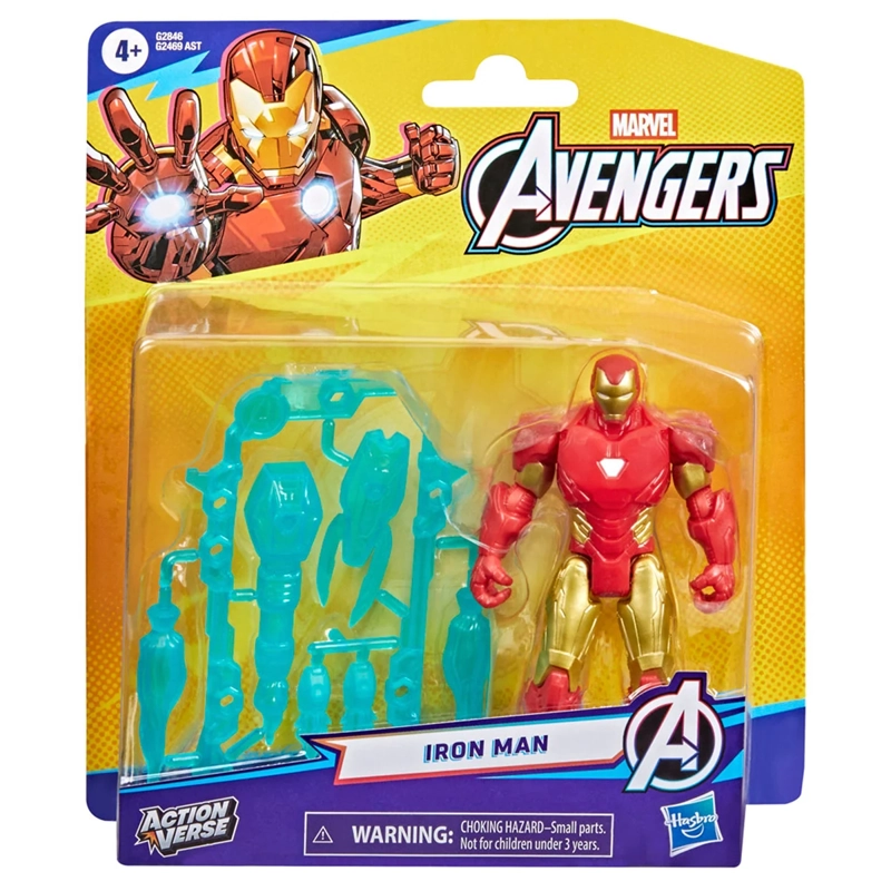 FIGURA DE ACCIÓN MARVEL AVENGERS ACTION VERSE IRON MAN - 5
