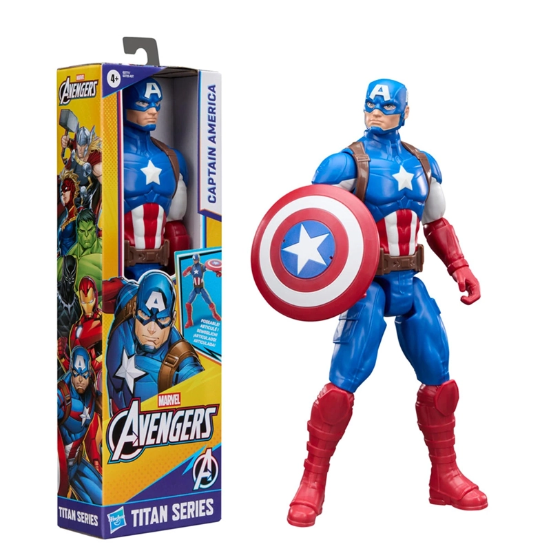 FIGURA DE ACCIÓN MARVEL AVENGERS TITAN SERIES CAPITÁN AMÉRICA - 1
