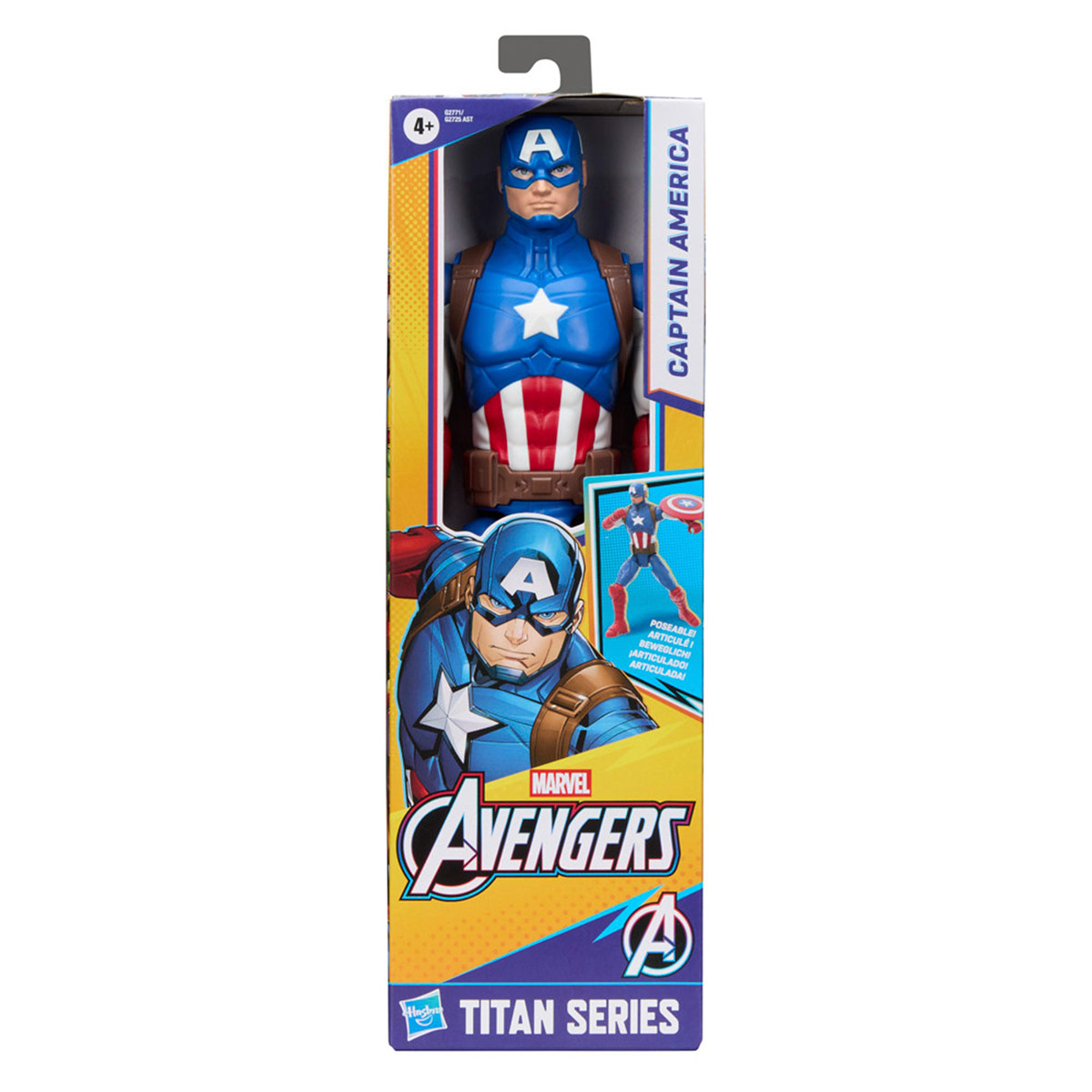 FIGURA DE ACCIÓN MARVEL AVENGERS TITAN SERIES CAPITÁN AMÉRICA - 6
