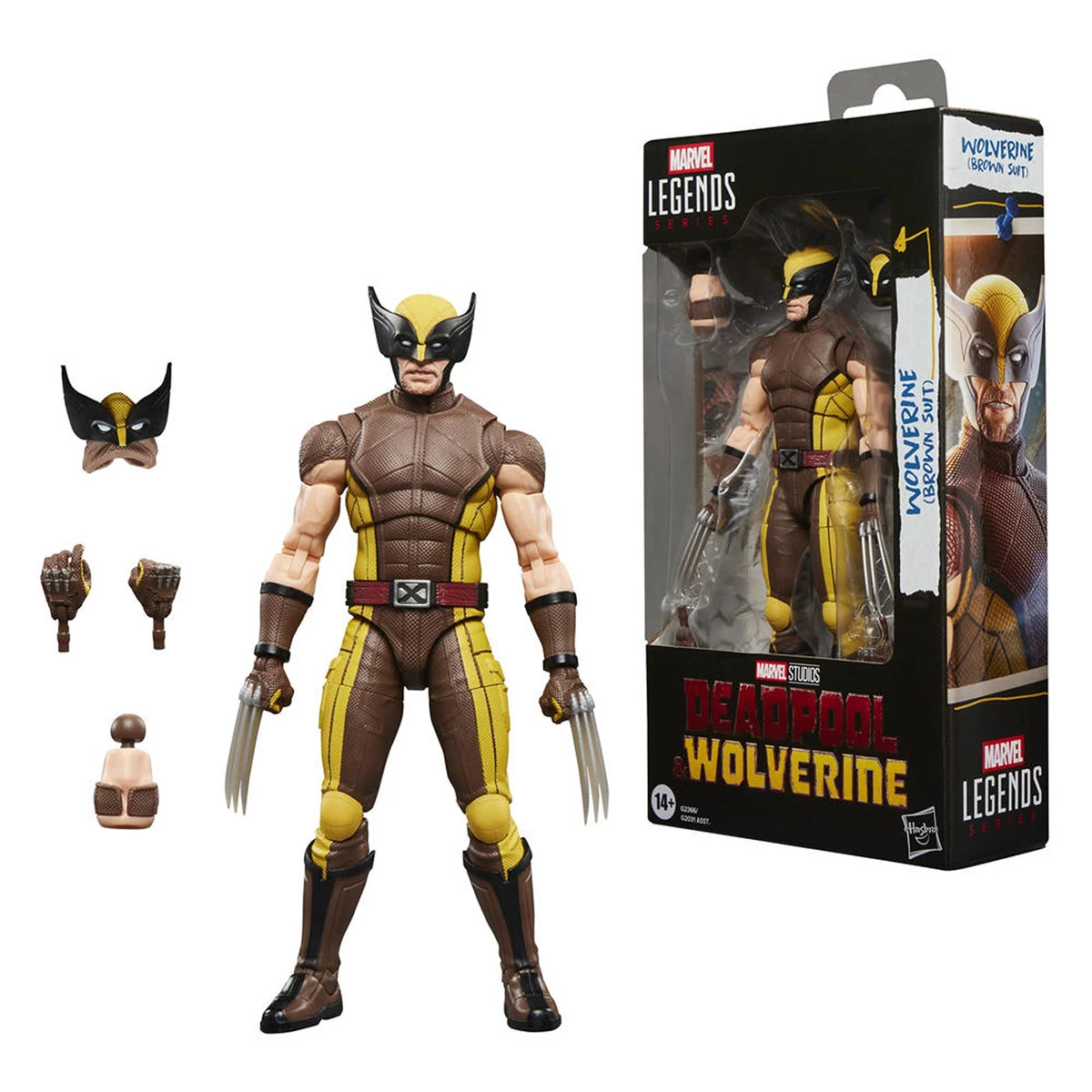 FIGURA DE ACCIÓN MARVEL LEGENDS SERIES WOLVERINE (BROWN SUIT) - 1